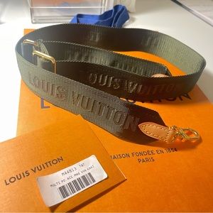 Louis Vuitton Green Khaki Bandoulier Strap